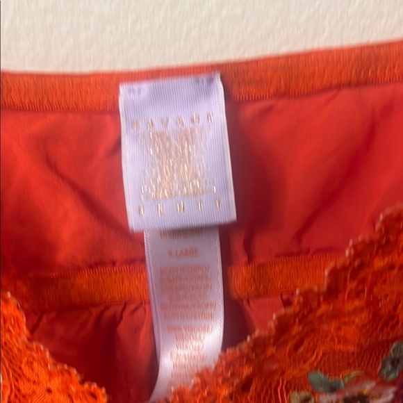 Savage X Fenty Orange Embellished Crop Camisole - Picture 4 of 9